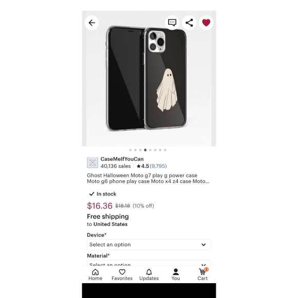 Ghost Phone Case - Picture 3 of 7